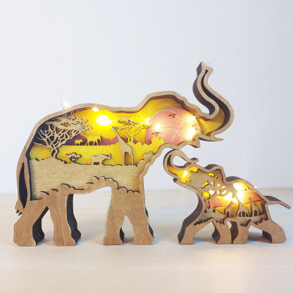 Elk Carving Handcraft Gift