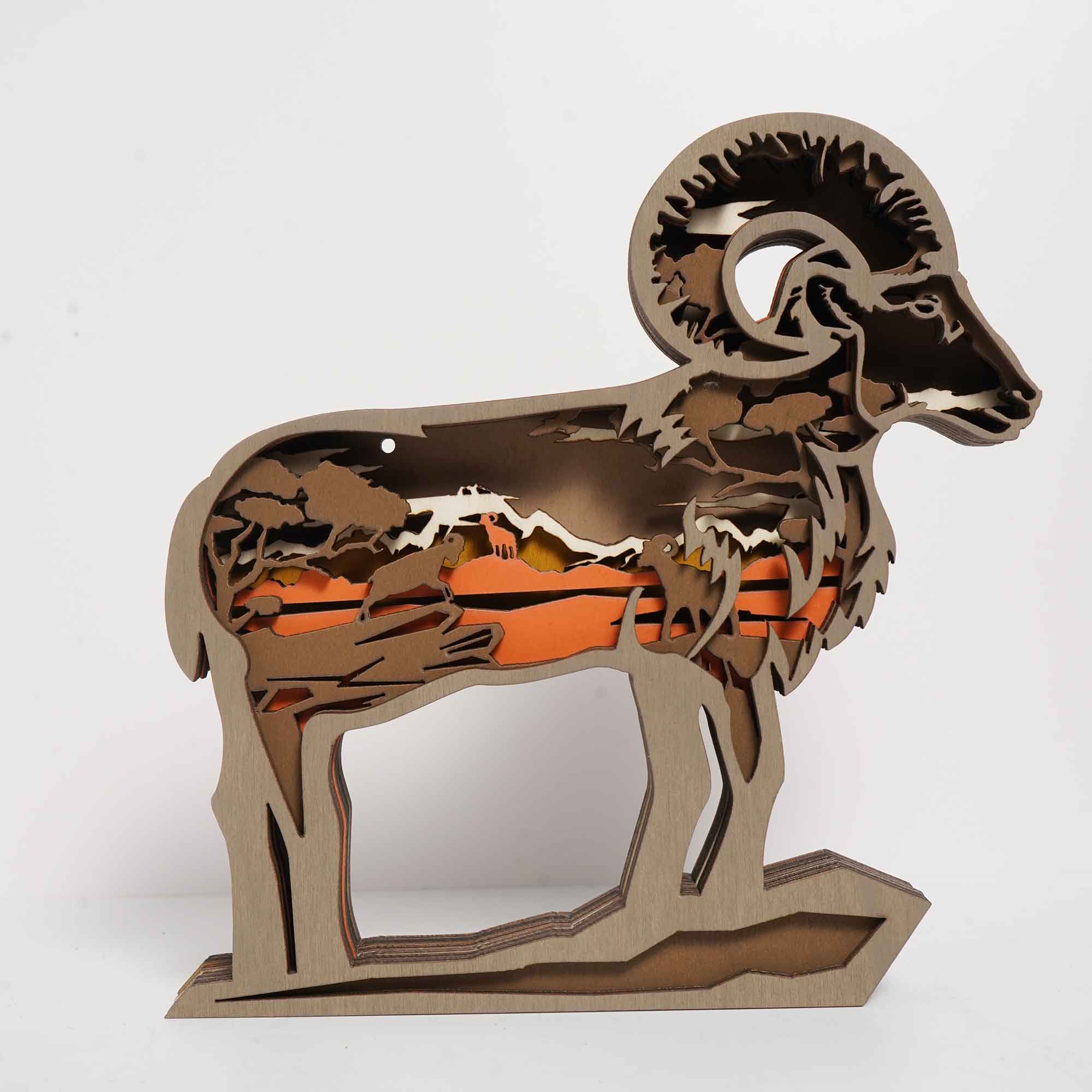 New Arrivals✨-Bighorn Sheep Carving Handcraft Gift