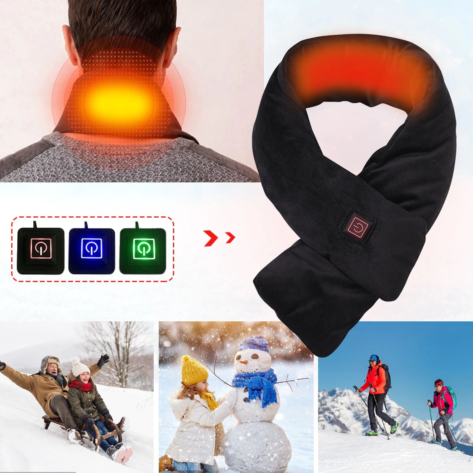 🎅49% OFF TODAY ONLY🎄INTELLIGENT ELECTRIC HEATING SCARF