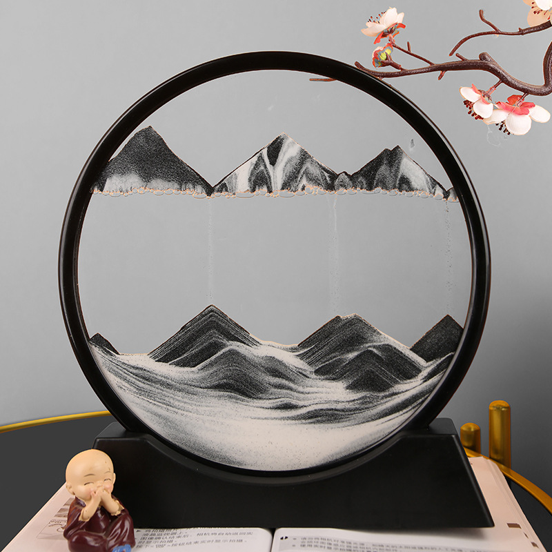 3D Hourglass Deep Sea Sandscape