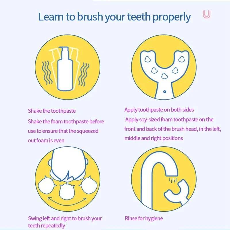 (🔥 Last Day Promotion 70% OFF) U-shaped Children's Toothbrush