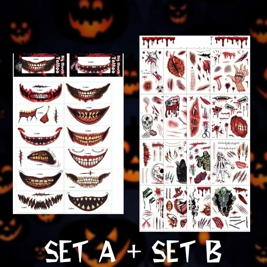 Halloween Tattoo – 🎃Halloween Prank Makeup Temporary Tattoo🎃
