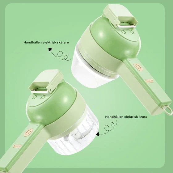 🔥Black Friday 49% OFF🔥 -4 IN 1 PORTABLE ELECTRIC VEGETABLE CUTTER SET