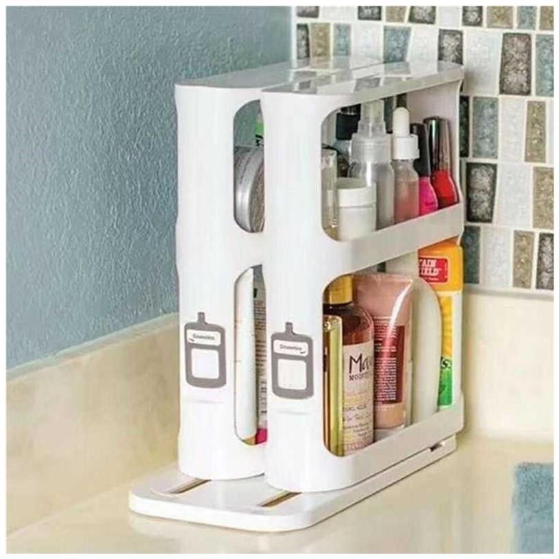 ✨EARLY WINTER HOT SALE✨SPACE ORGANIZER｜ROTATING DOUBLE STORAGE RACK