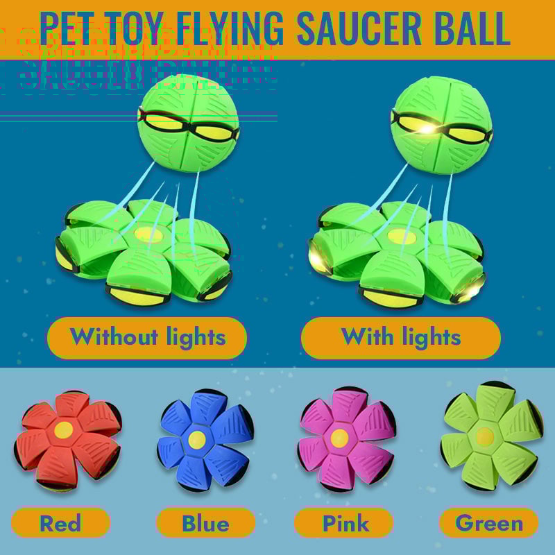 🐾Pet Toy Flying Saucer Ball🔥Buy 2 Get Extra 10% OFF