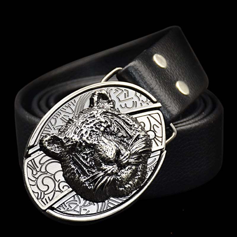 🔥LAST DAY 50% OFF🔥Fashion Punk Men's Genuine Leather Belt With Knife