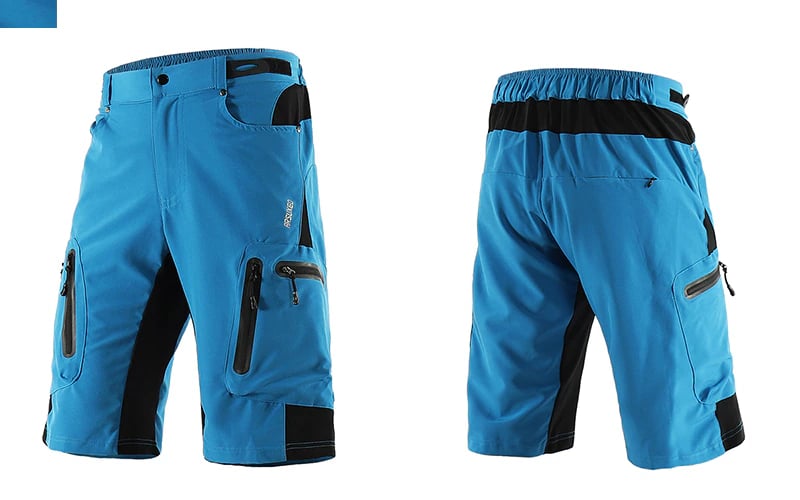 ARSUXEO Men's Outdoor Sports Cycling Shorts MTB Downhill Trousers Mountain Bike Bicycle Shorts Water Resistant Loose Fit 1202 ARSUXEO Men's Outdoor Sports Cycling Shorts MTB Downhill Trousers Mountain Bike Bicycle Shorts Water Resistant Loose Fit 1202