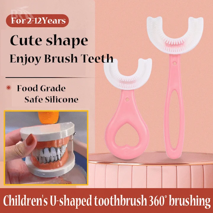 (🔥 Last Day Promotion 70% OFF) U-shaped Children's Toothbrush