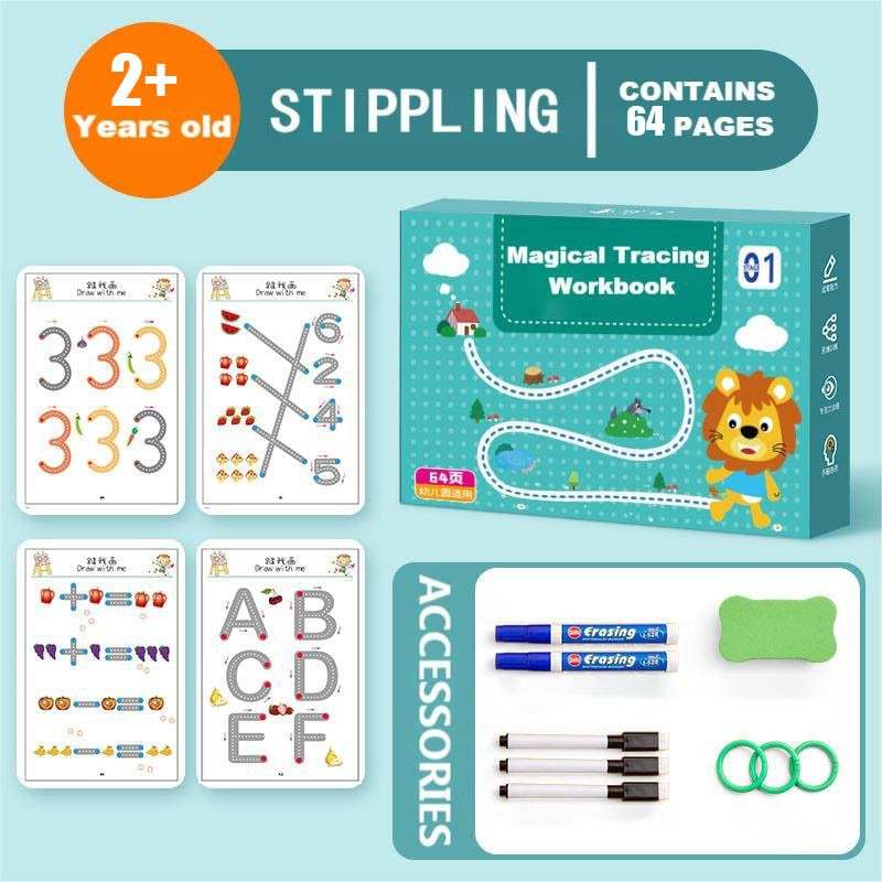 45% OFF Christmas Sale - Magical Tracing Workbook Set