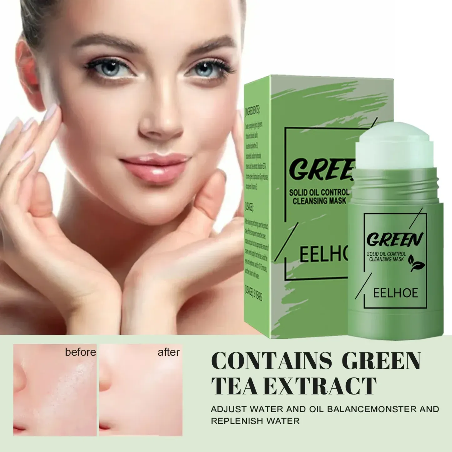 🔥BUY 1 GET 1 FREE🔥GREEN TEA DEEP CLEANSE MASK🍃
