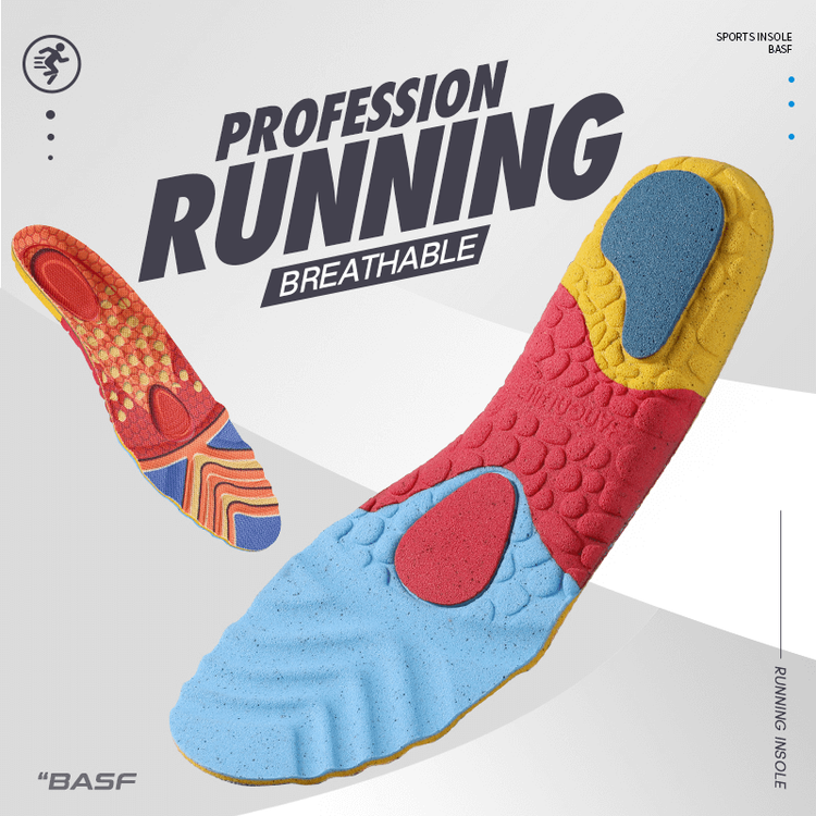 New Arch Support Breathable Running Insole For Women Men