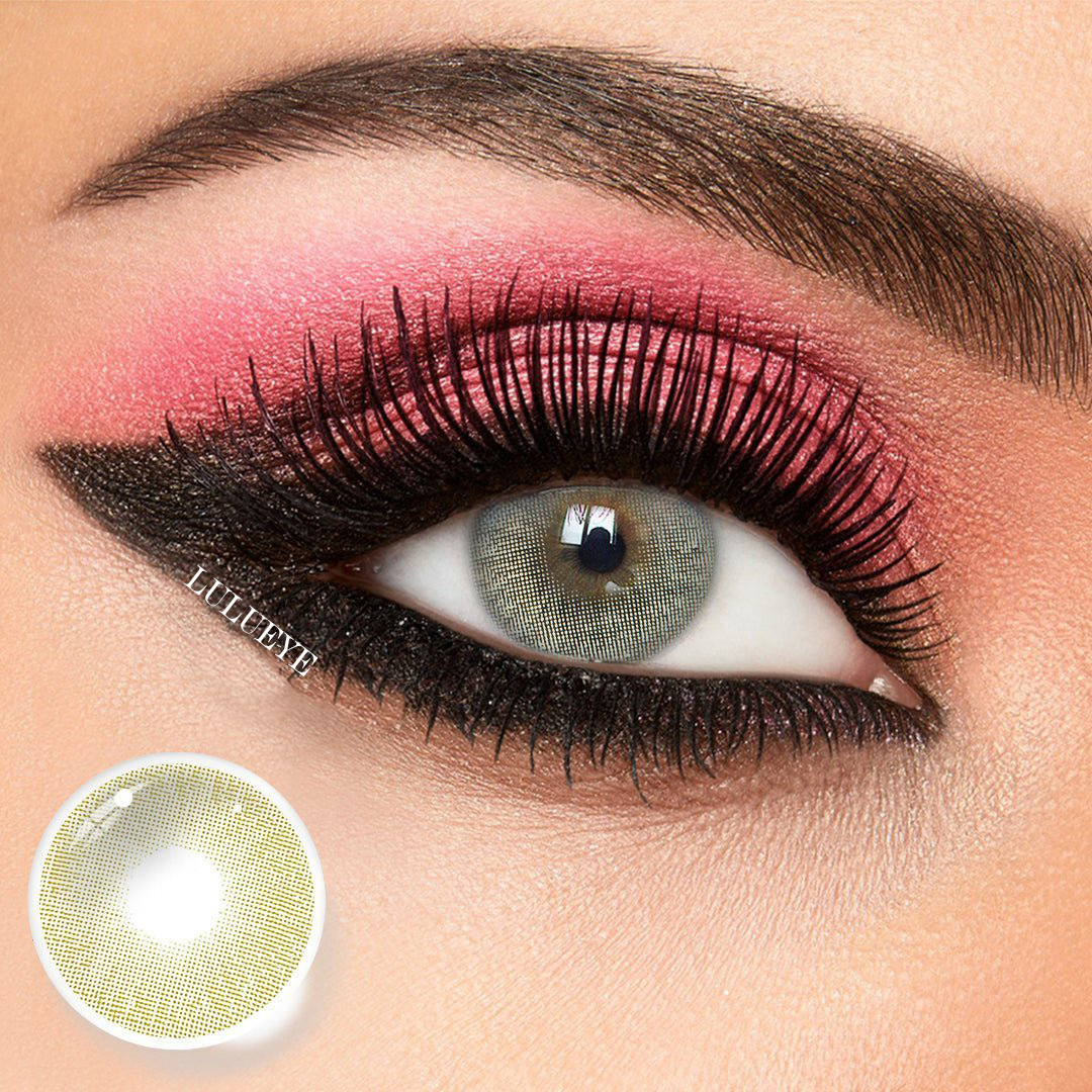 UNIIEYE Athena Lime Green Yearly Colored Contact Lenses