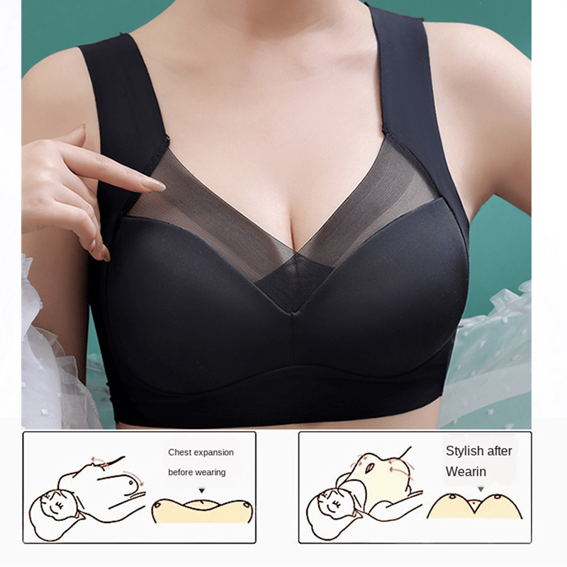 🔥Fashion Deep Cup Bra🔥Fitness Sexy Push Up Wireless Bras (Size runs