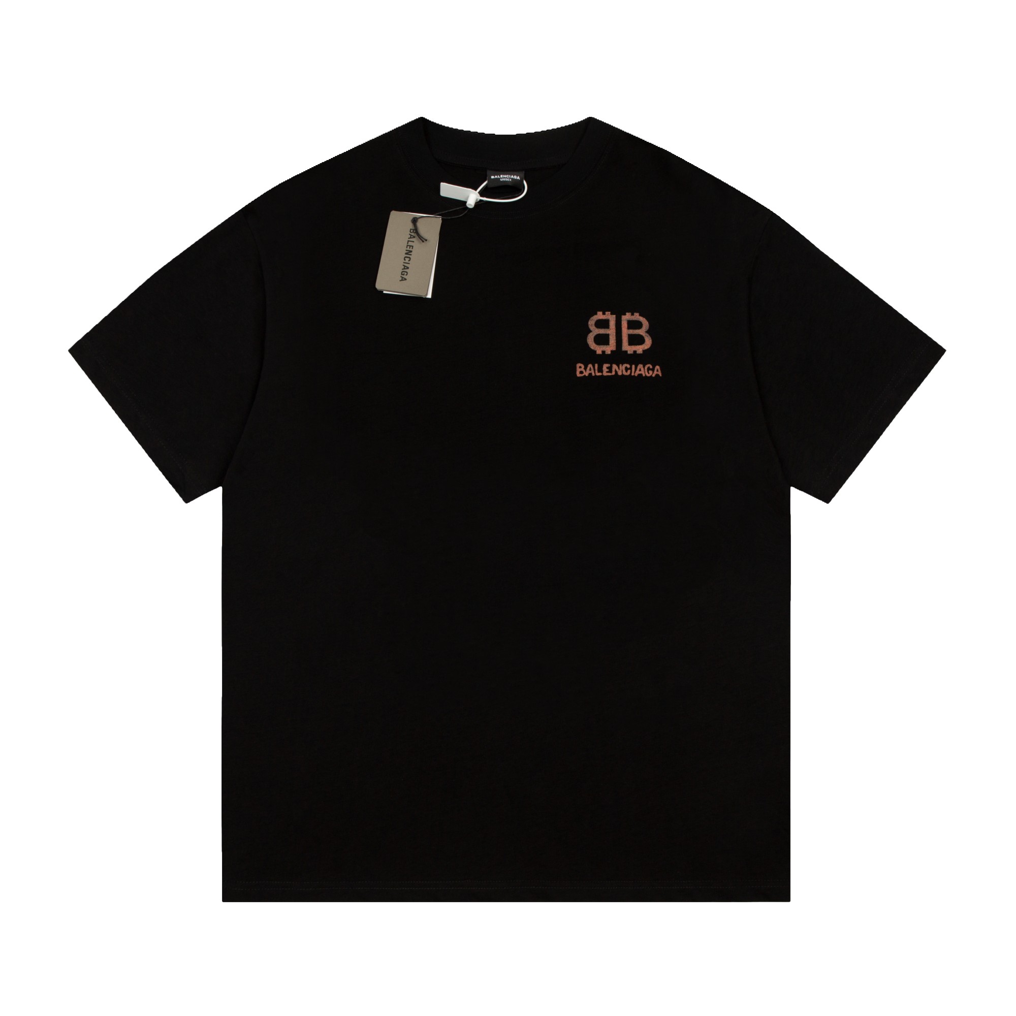 Balenciaga Double B Graffiti T-shirt Black/White