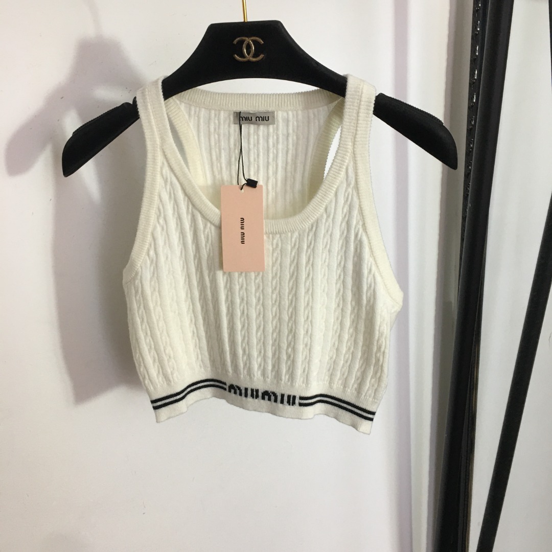 Miumiu wool knitted vest