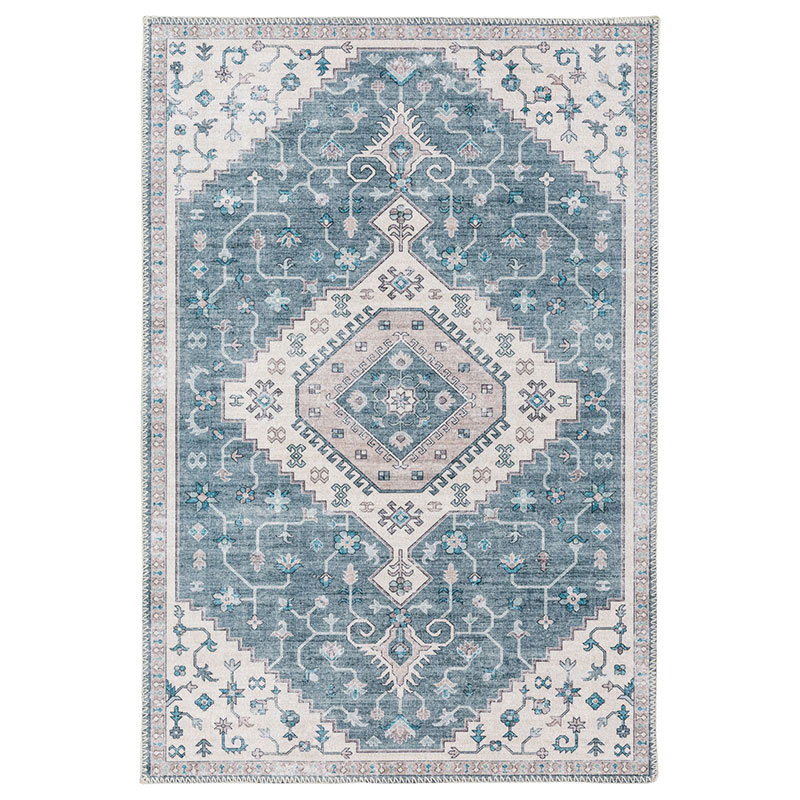 Rina Machine Washable Vintage  Area Rug