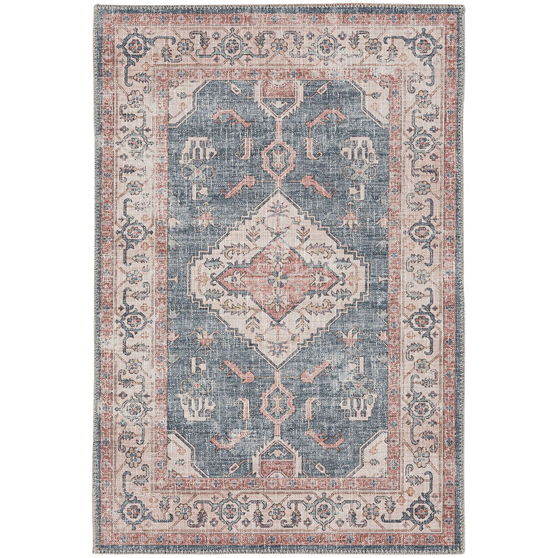 BELIDA Machine Washable Vintage Traditional  Area Rug