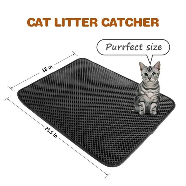 ⏰Christmas Pre Sale 50% Off🔥Non-Slip Cat Litter Mat-BUY 3 GET 1 FREE（Free Shipping)