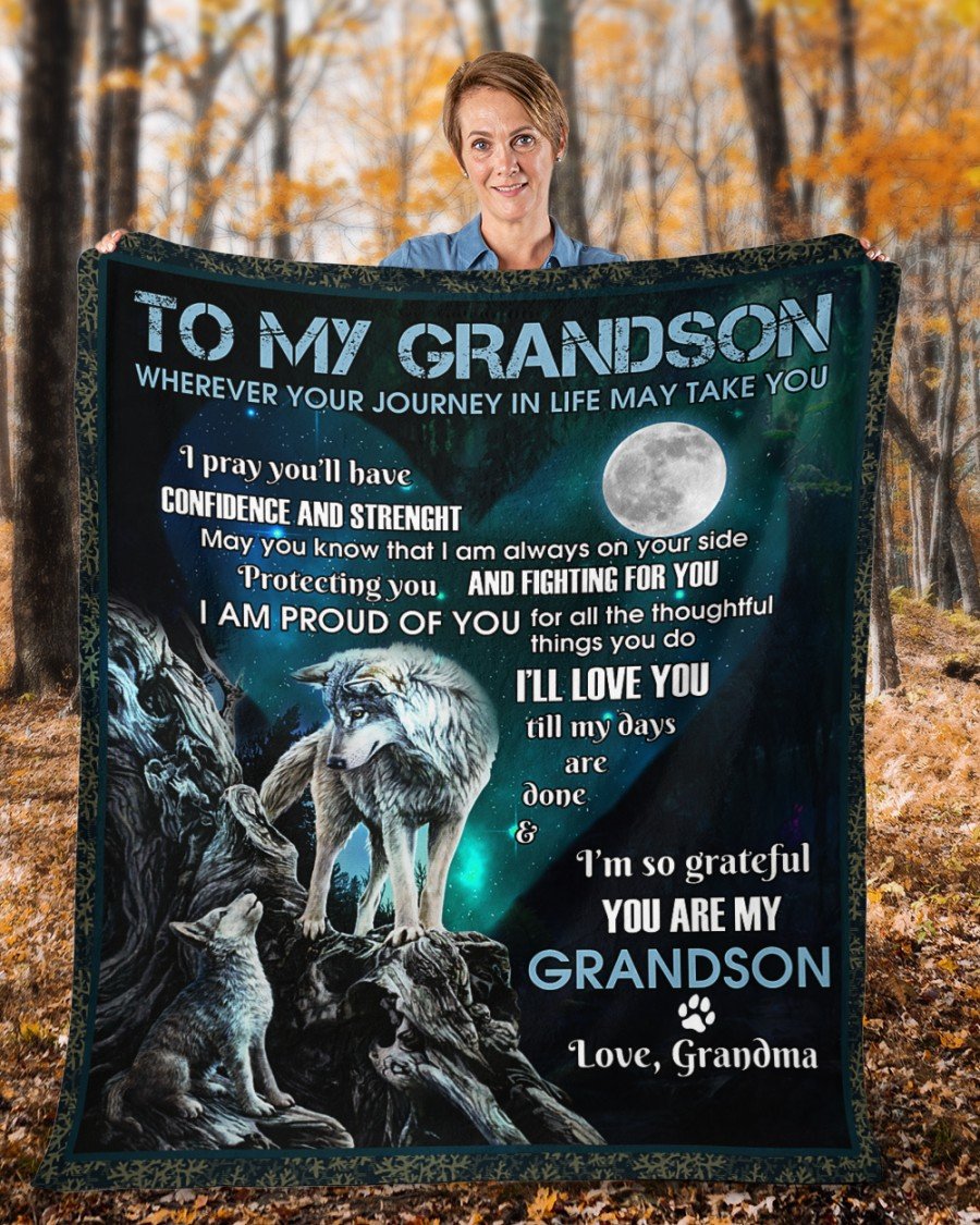 🎁Grandson's Gift - Warm Gift Blanket (49% OFF TODAY)