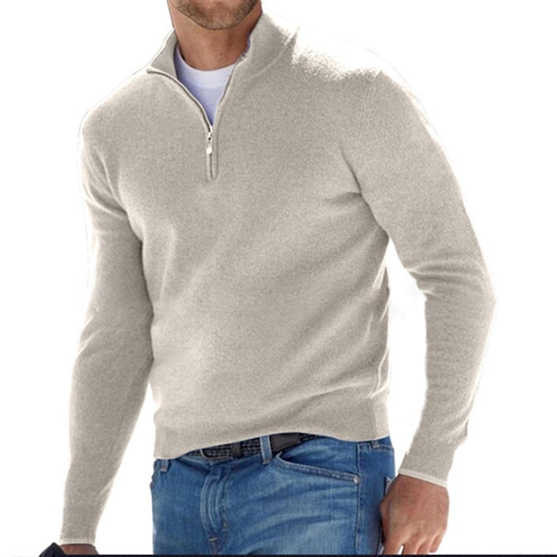 💥Sold 20000+,Christmas Sales💥Men's Basic Zipped Sweater(Buy 2 Free Shipping)😍