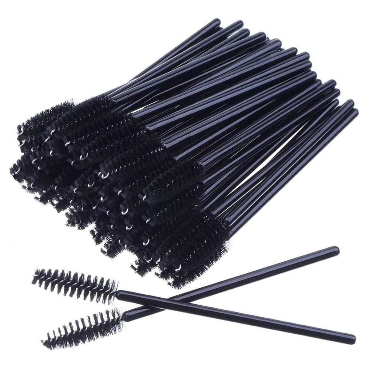 TBYou Set de 200 Disposable Eyeshadow Brushes, Desechable Cepillos de pestañas para pestañas