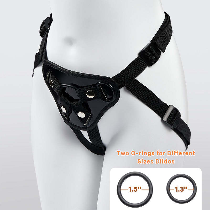 BestGspot Adjustable Strap-On Harness with Two Different Sizes O-Rings - Explore New Dimensions of Pleasure-BestGSpot