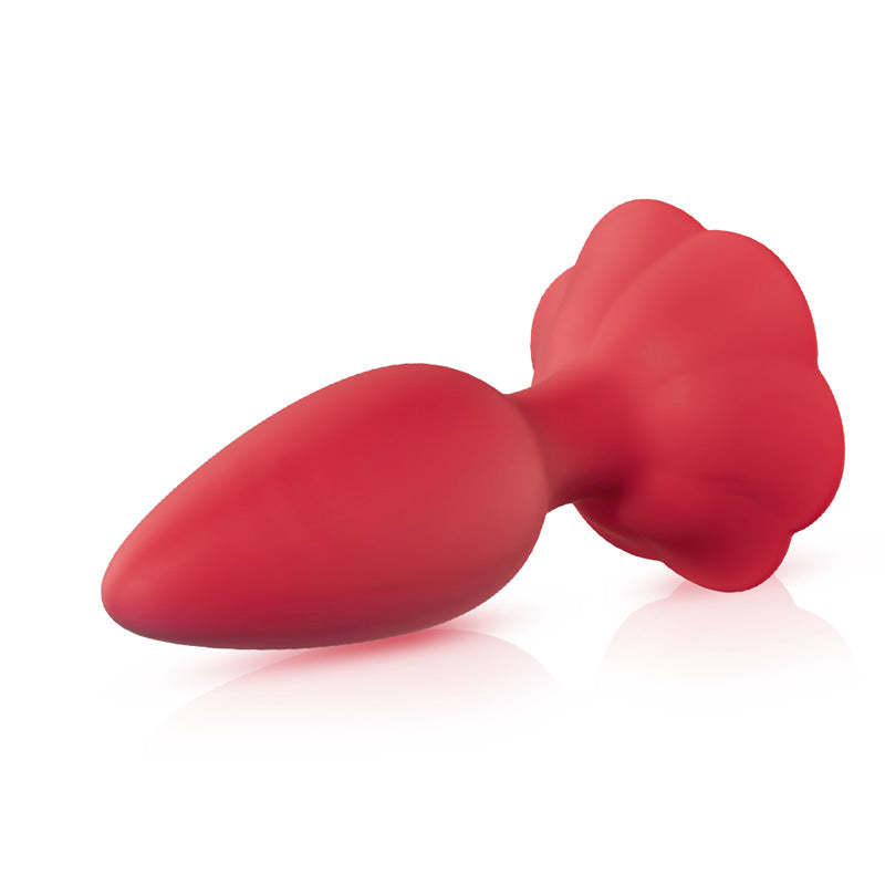 Full Bloom Rose Butt Plug: Safe Silicone Pleasure (8.3 inches)-BestGSpot