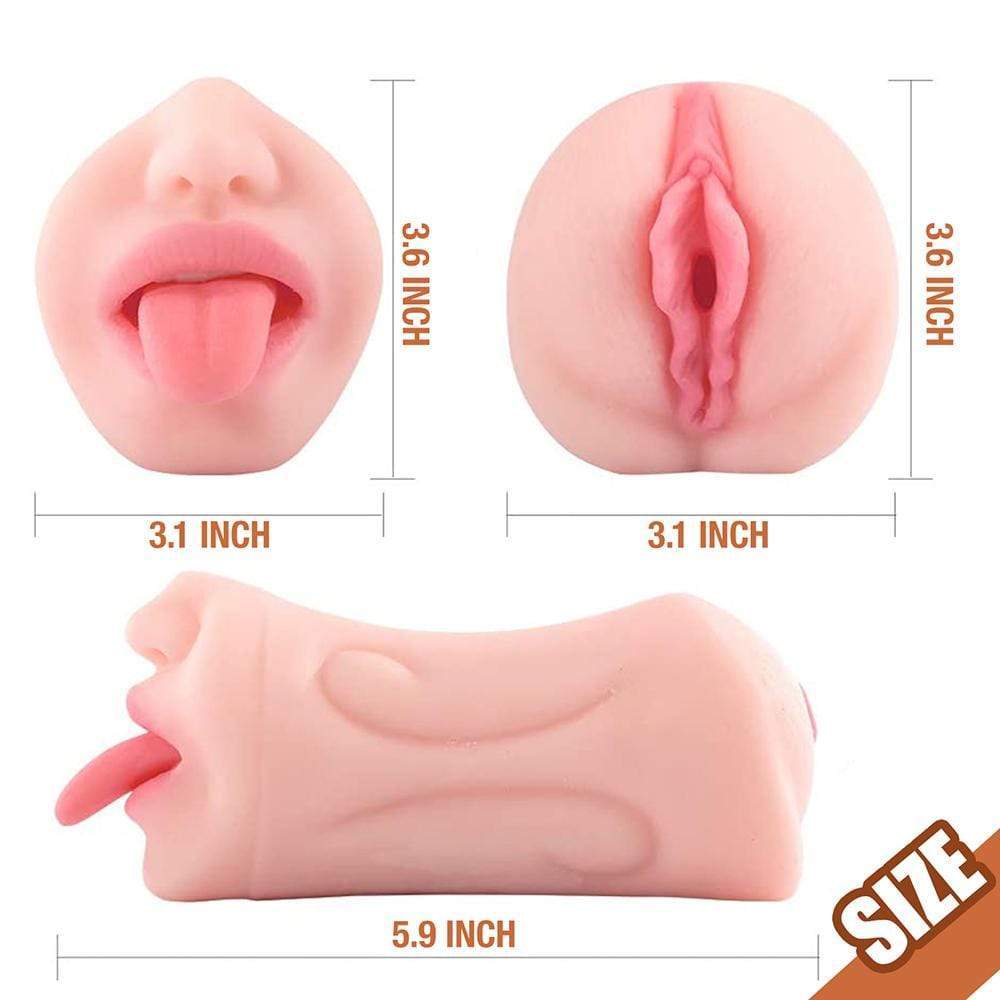 Realistic Mouth Pocket Pussy with 3D Teeth-BestGSpot