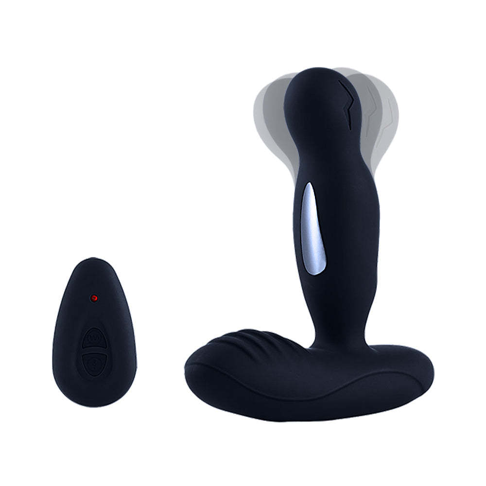 Levett E-Stim 360 Rotation Vibrating Prostate Anal Plug with Remote Control-BestGSpot