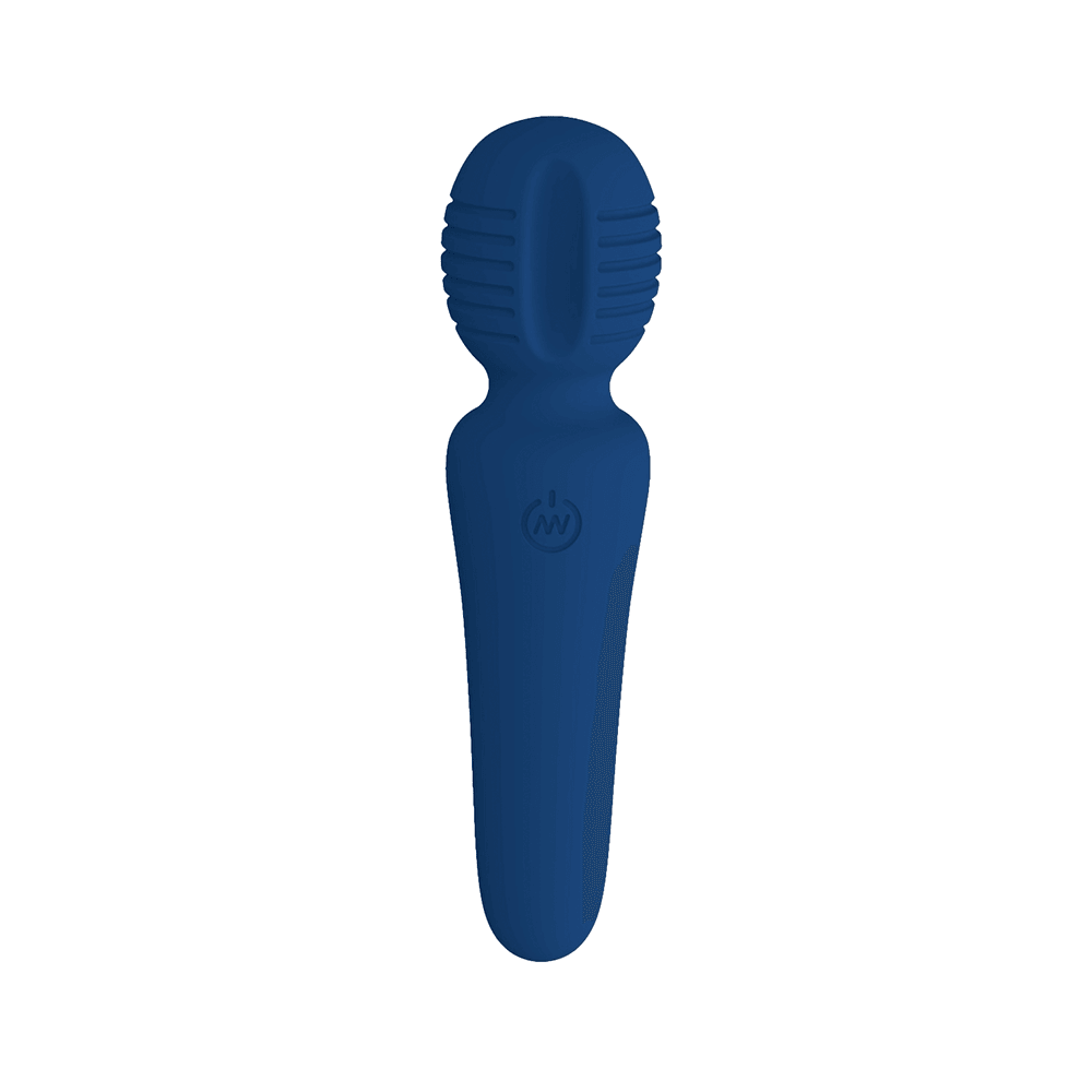 Britt Bendable Vibrating Wand in Blue - Flexible Pleasure Companion-BestGSpot