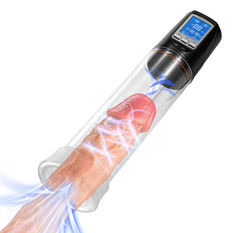 Bestvibe Automatic 2 Suction Modes Vacuum Penis Pump with LCD-BestGSpot