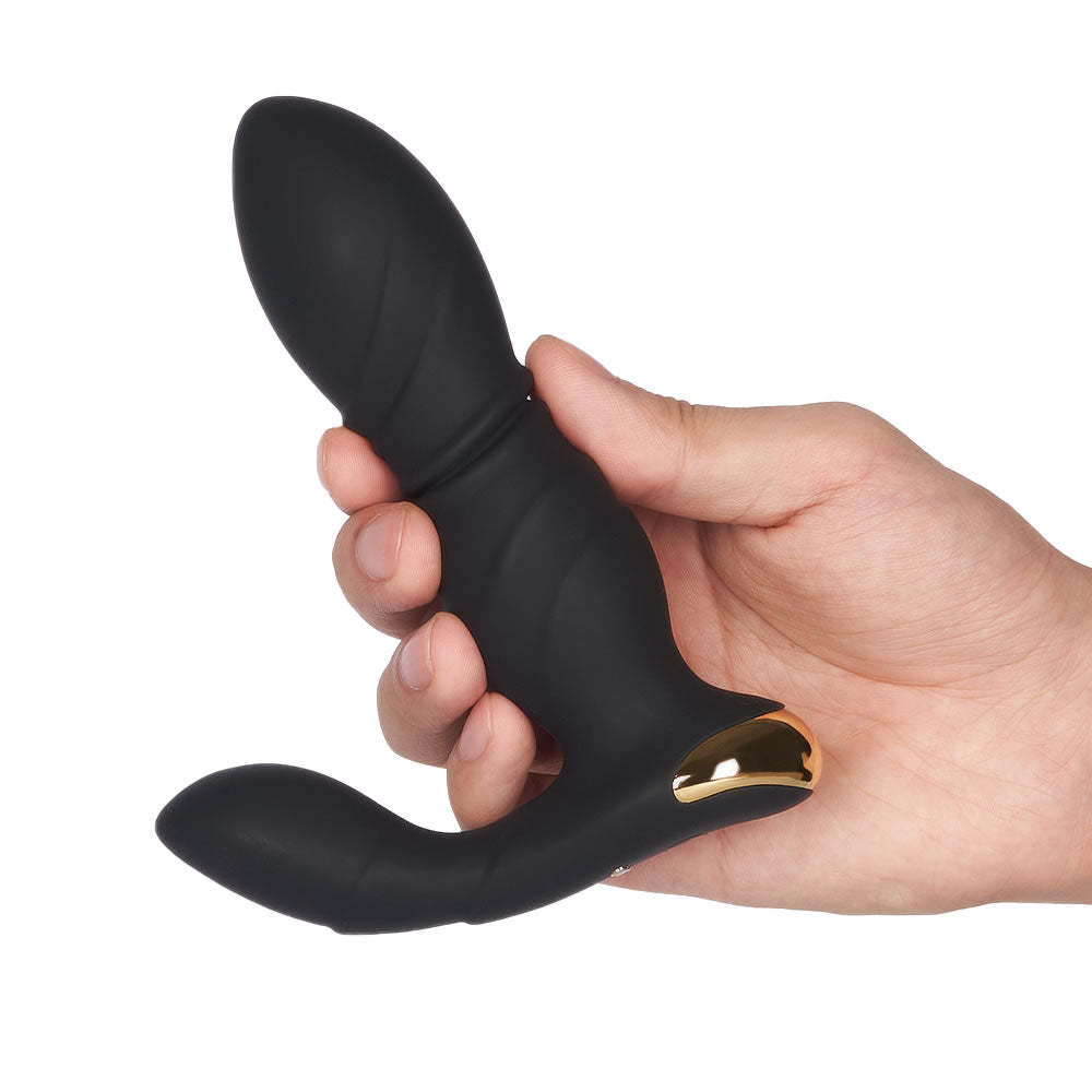 8" Telescoping Vibration Butt Plug - Anal Vibrator-BestGSpot