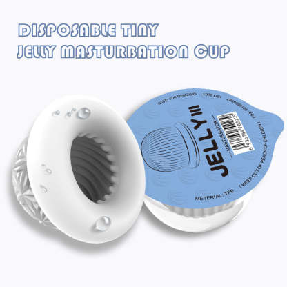 Experience Intense Pleasure with our Manual Erotic Mini Disposable Soft Jelly Male Masturbator-BestGSpot