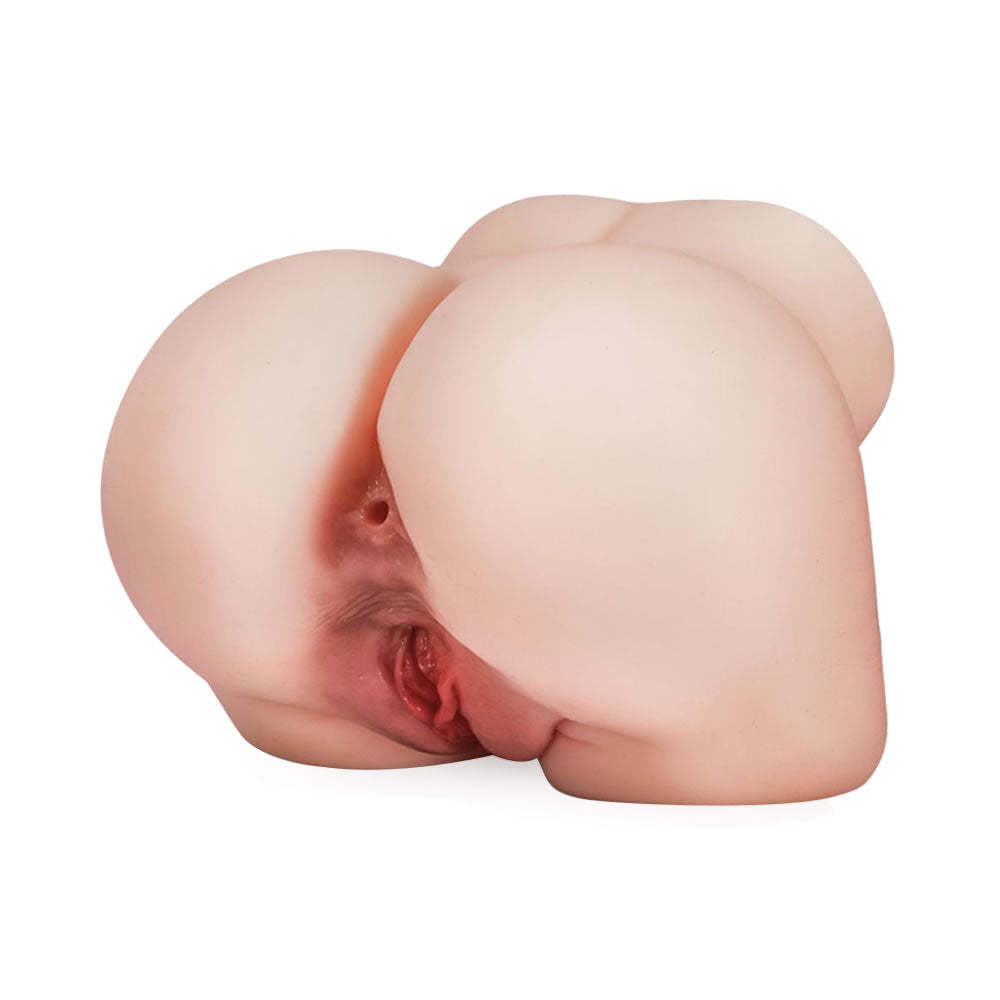 3D Dual Channel Realistic Bubble Butt Masturbator Toy - Unleash Your Wildest Desires-BestGSpot