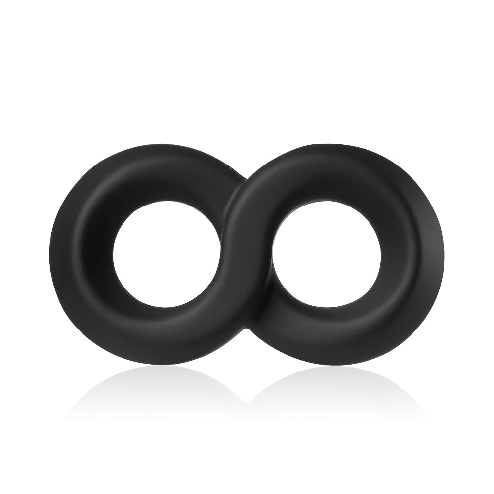 Thick and Soft Infinite Loop Doubled Restraint Penis Ring - Enhance Pleasure and Performance-BestGSpot