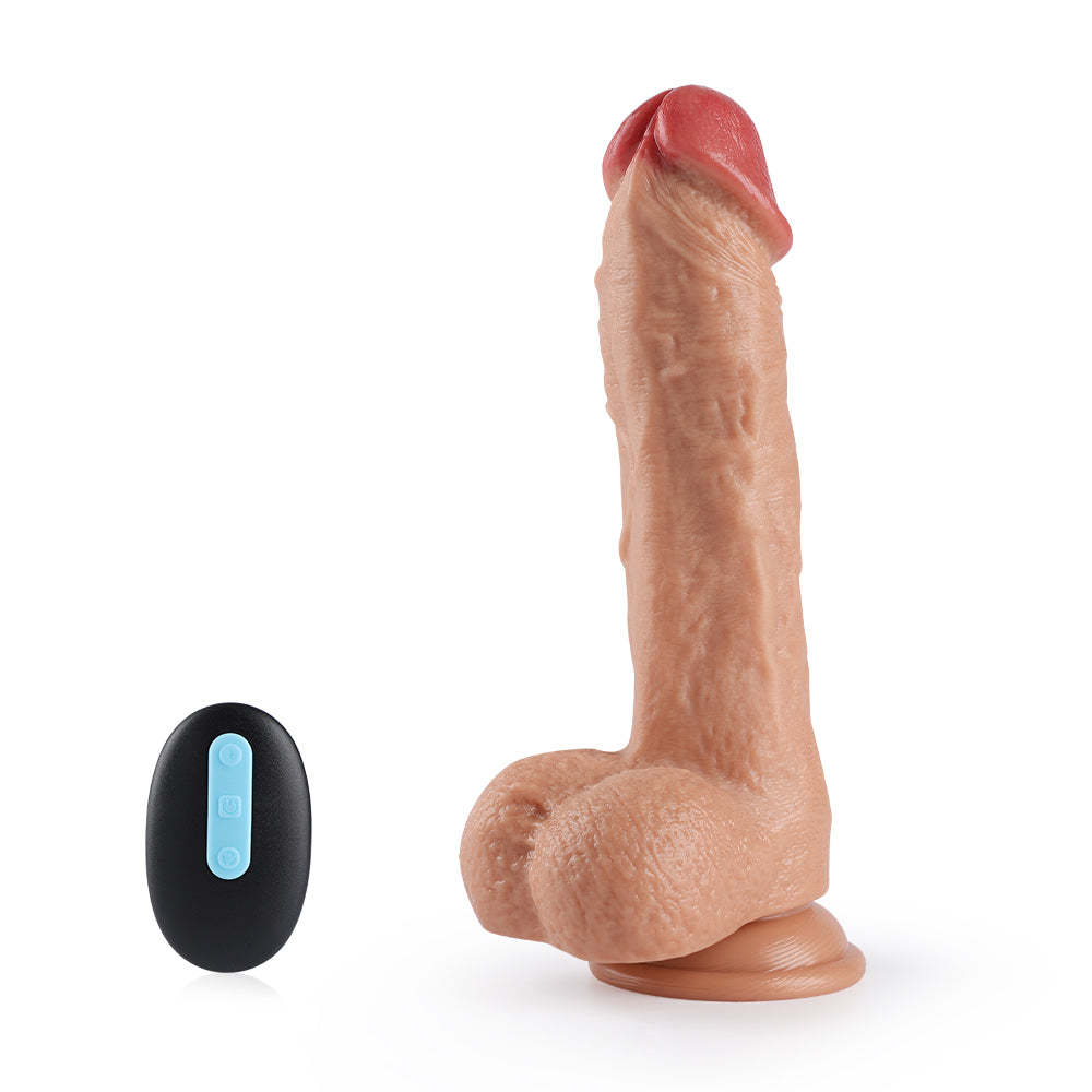 9.4-Inch Remote Control 20-Frequency Rotating Vibrating Dildo-BestGSpot