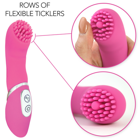 Rows of flexible ticklers!