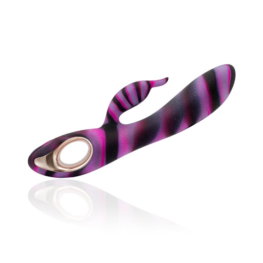 Aurora-Like Rabbit Vibrator with O-Ring Handle-BestGSpot