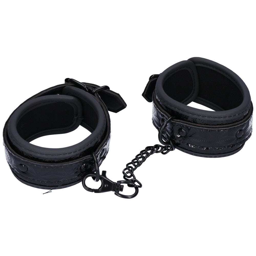 Dark Amour Leather Ankle Cuff Restraints-BestGSpot