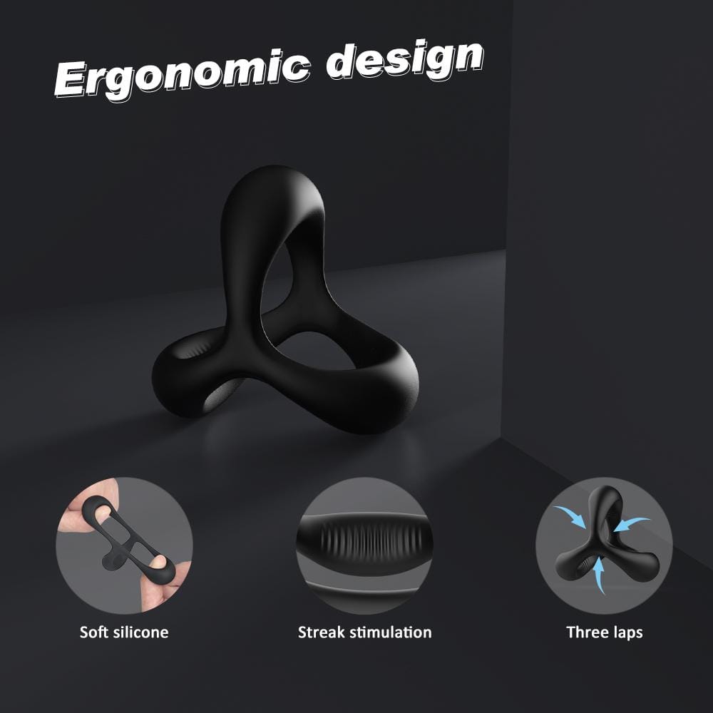 S-Hande 1.14" Silicone Penis Ring for Erection Enhancing-BestGSpot