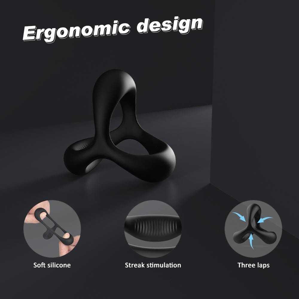 S-Hande 1.14" Silicone Penis Ring for Erection Enhancing-BestGSpot