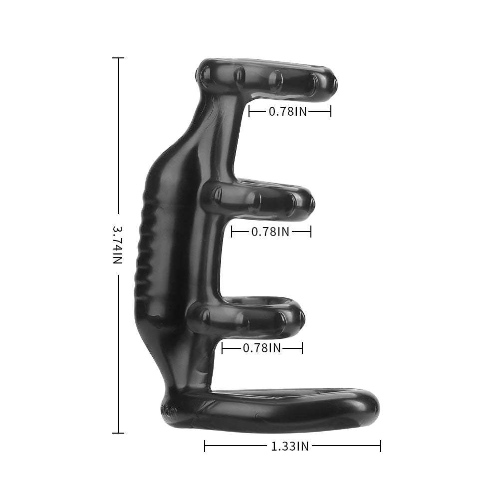 Vibrating Penis Ring: Enhance Erection & Prolong Ejaculation-BestGSpot