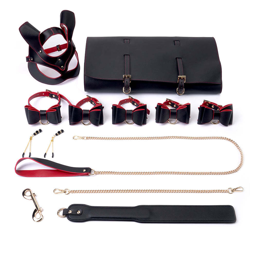 Catwoman Mask and Bed Restraints Set-BestGSpot