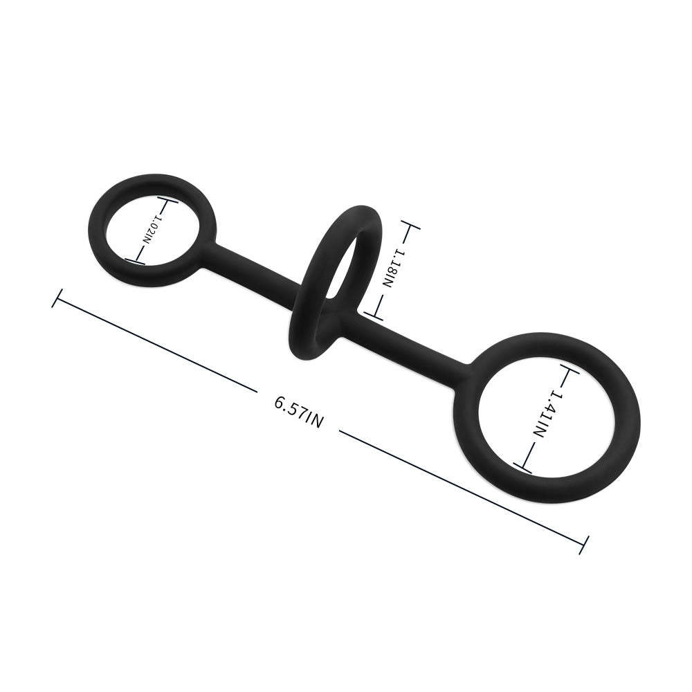 Silicone 3X Binding Dick Enhancing Penis Ring - Amplify Your Pleasure-BestGSpot
