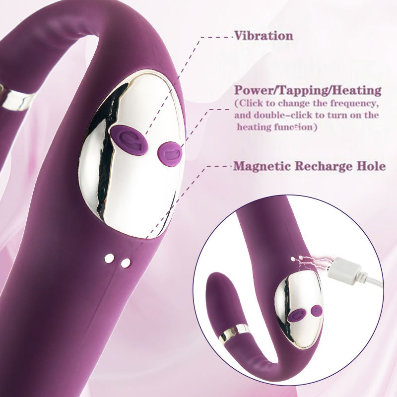 Sophia 3-in-1 Heating Purple Vibrator-BestGSpot
