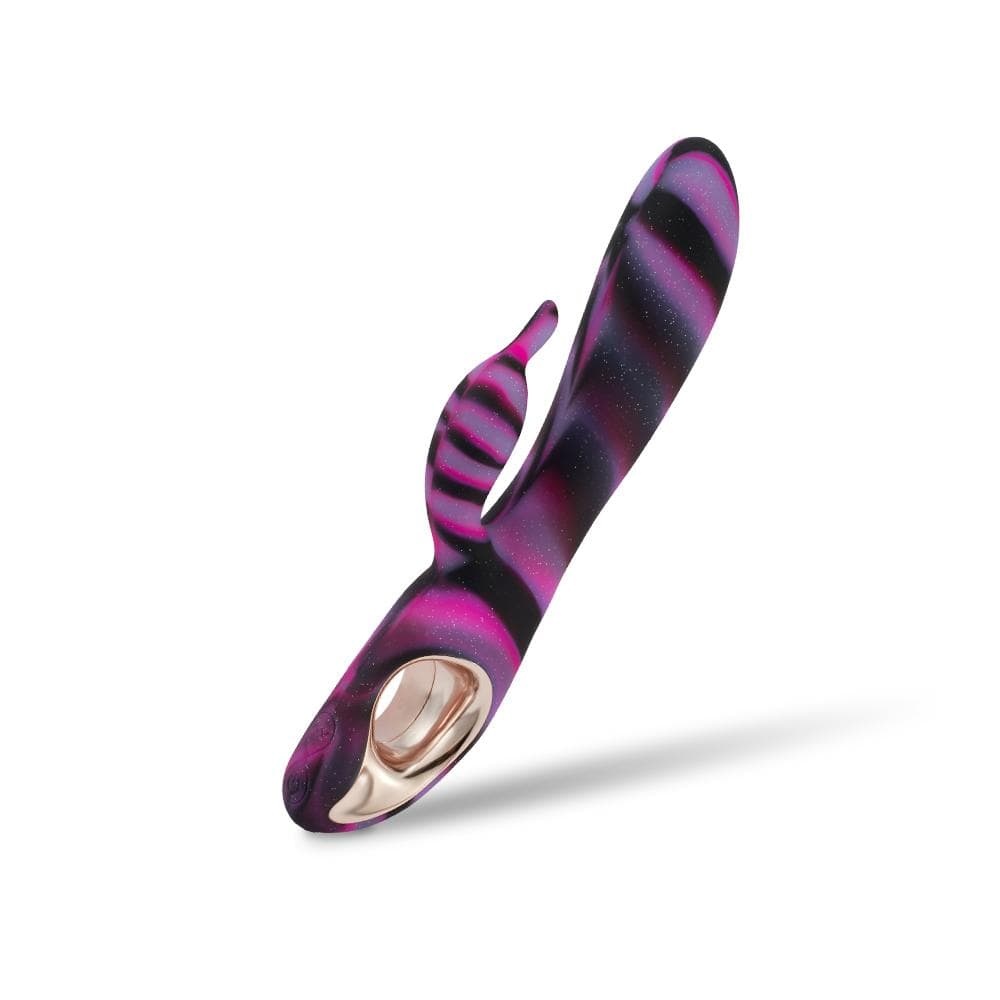 Aurora-Like Rabbit Vibrator with O-Ring Handle-BestGSpot
