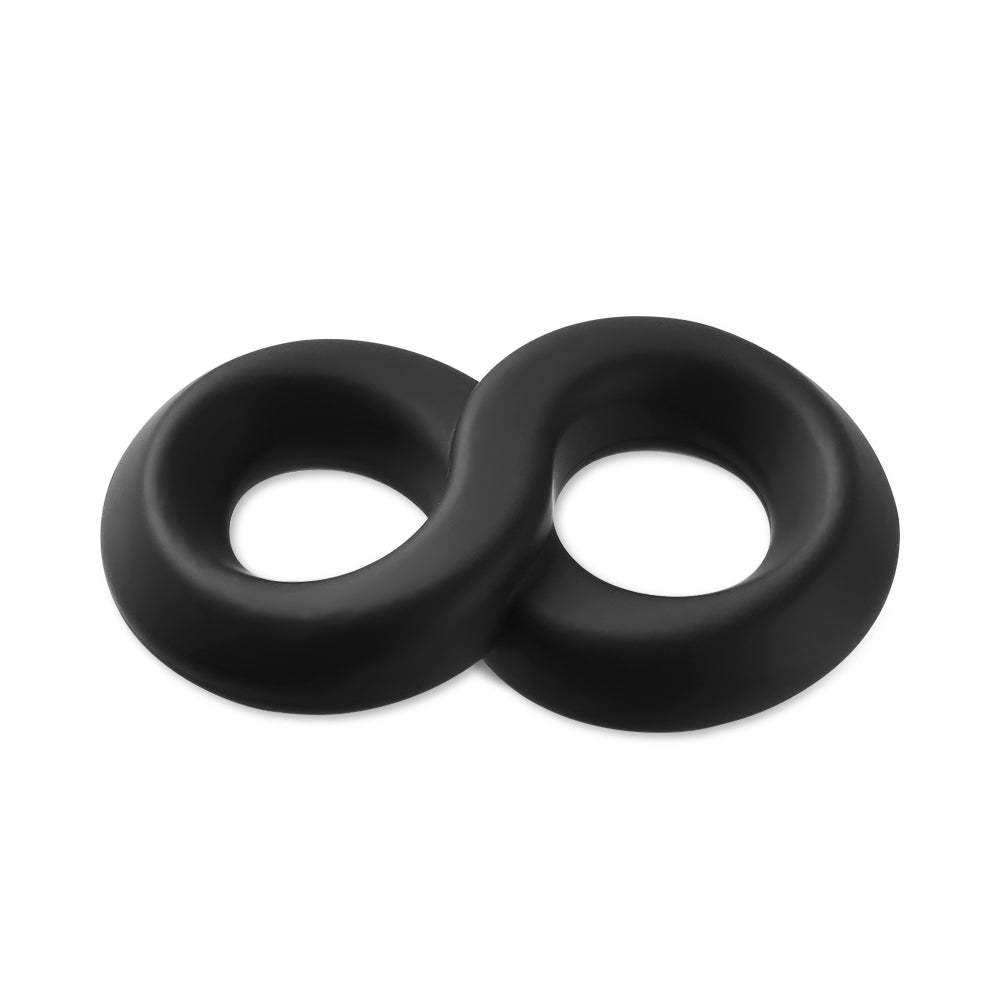 Thick and Soft Infinite Loop Doubled Restraint Penis Ring - Enhance Pleasure and Performance-BestGSpot