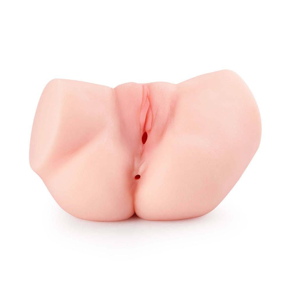 Easily Love Dual-Channel Realistic Butts - Double the Pleasure, Double the Fun-BestGSpot