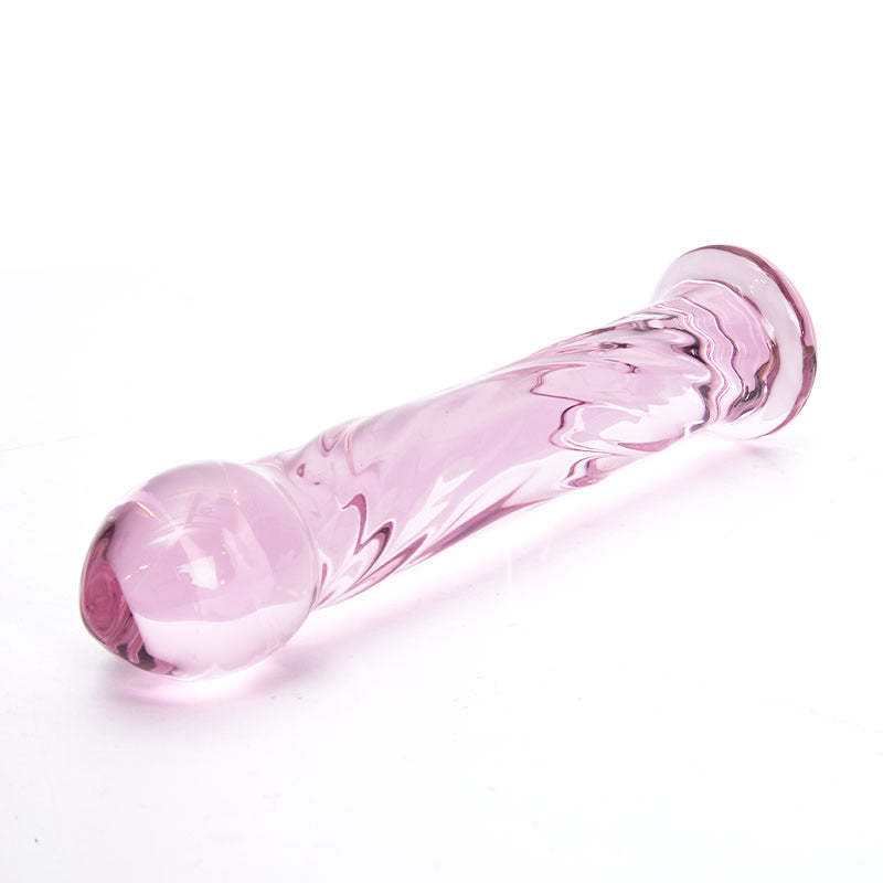 Bestgspot Crystal Glass Butt Plug / Glass Dildo 6.7 inch-BestGSpot