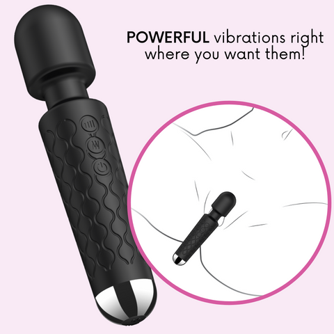 POWERFUL vibrations right where you want them!